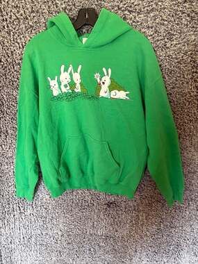 Woot Rabbit Lucky Rabbit's Foot Dark Humor Graphic Hoodie